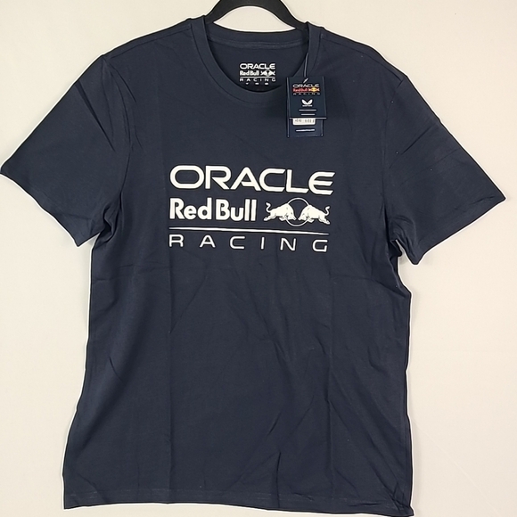 Castore Oracle Red Bull Racing Unisex Team T-Shirt Navy Official Licensed Sz 2XL - Picture 1 of 7